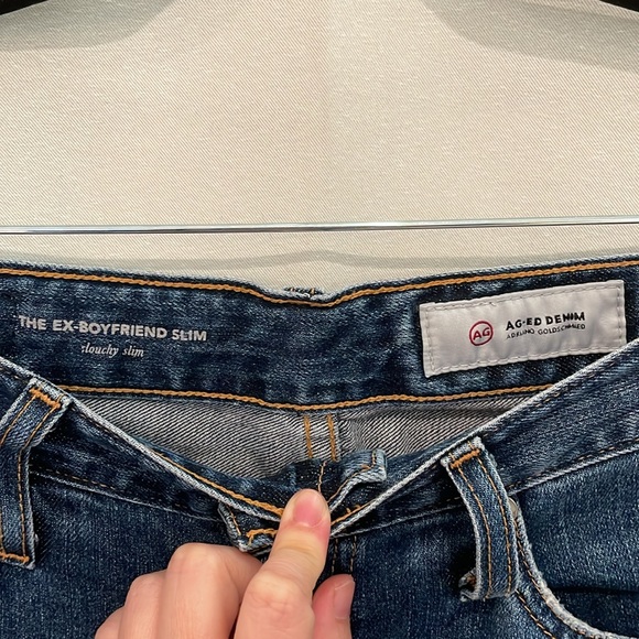 AG Adriano Goldschmied Distressed Denim sz 25 - Picture 2 of 4